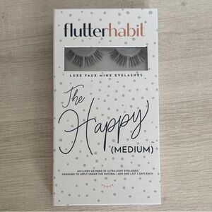 Flutterhabit Luxe Faux-Mink Eyelashes - The Happy Medium